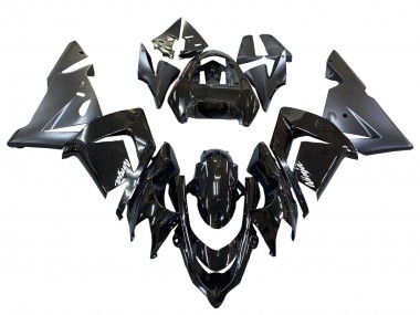 Carénages Moto Kawasaki ZX10R 2004-2005 - Ninja Noir Mat Brillant
