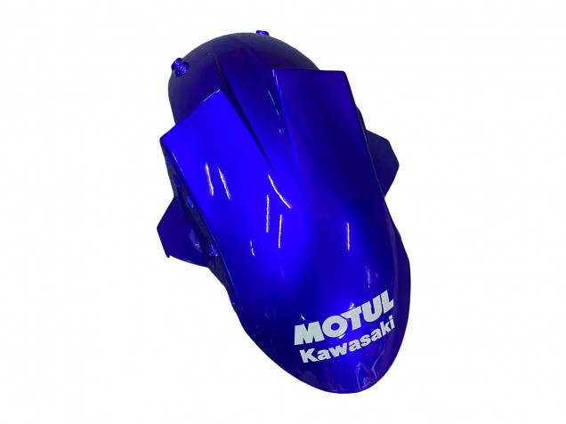 Carénages Moto Kawasaki ZX10R 2004-2005 - Bleu Brillant Blanc Fiat Motul