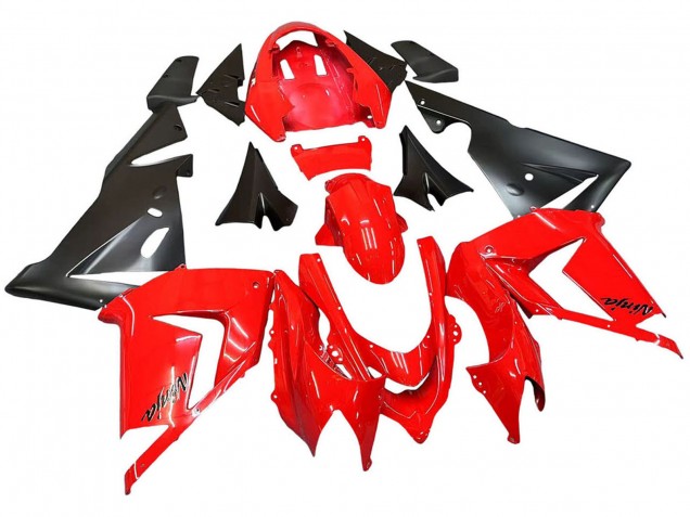 Carénages Moto Kawasaki ZX10R 2004-2005 - Rouge Noir Ninja