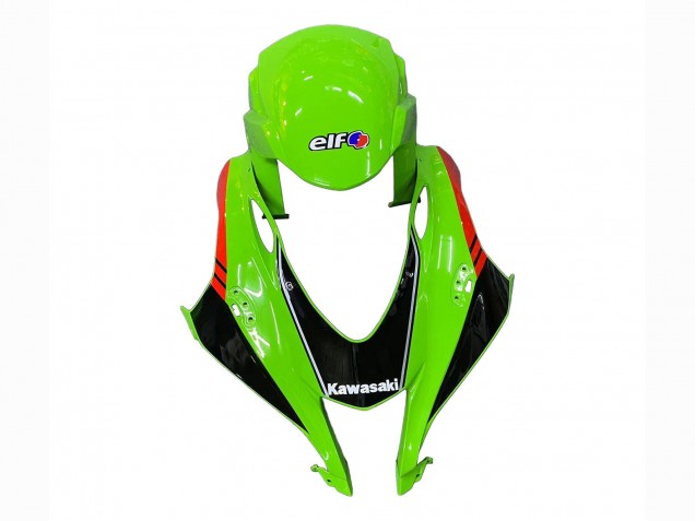 Carénages Moto Kawasaki ZX10R 2016-2020 - Vert Rouge Gris