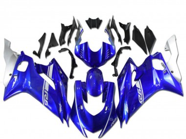 Carénages Moto Yamaha YZF R6 2017-2023 - Bleu Argent