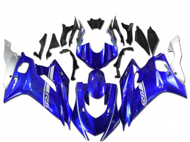 Carénages Moto Yamaha YZF R6 2017-2023 - Bleu Argent