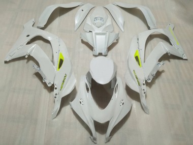 Carénages Moto Kawasaki ZX10R 2016-2020 - Blanc Jaune Néon