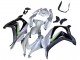 Carénage Moto Kawasaki ZX10R 2016-2020 - Argent Vert Noir