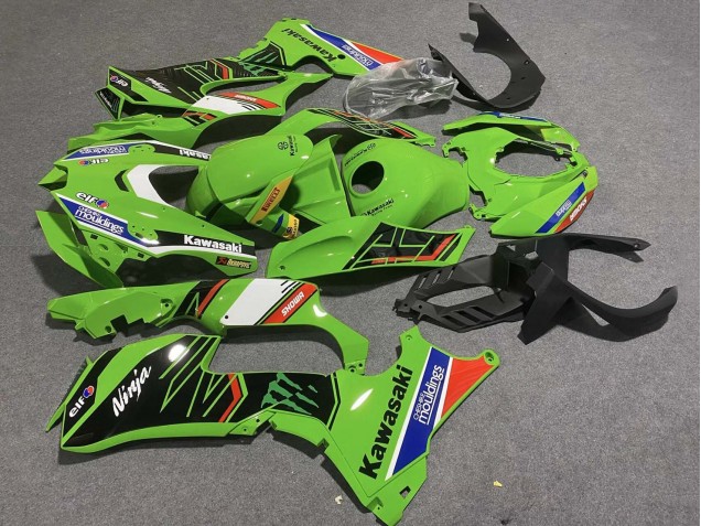 Carénages Moto Kawasaki ZX10R 2021-2026 - Vert Blanc Bleu Noir Rouge Showr Elf Mouldings Monstre