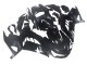 Carénage Moto Kawasaki ZX14R ZZR1400 2012-2024 - Noir Brillant Noir Mat Blanc Ninja
