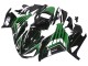 Carénages Moto Kawasaki ZX14R ZZR1400 2012-2024 - Vert Noir Brillant Bande