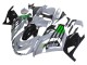 Carénages Moto Kawasaki ZX14R ZZR1400 2012-2024 - Gris Vert Noir