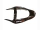 Carénages Moto Kawasaki ZX6R 2003-2004 - Noir Brillant Rouge Flamme