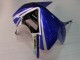 Carénages Moto Kawasaki ZX6R 2003-2004 - Blanc Bleu Rouge Fiat