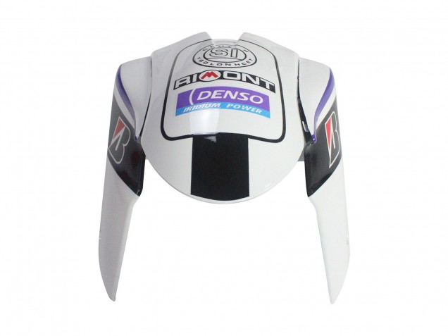 Carénages Moto Kawasaki ZX6R 2005-2006 - Blanc Violet Noir Rizoma Playboy DENSO