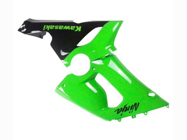 Carénages Moto Kawasaki ZX6R 2005-2006 - Vert Noir Ninja