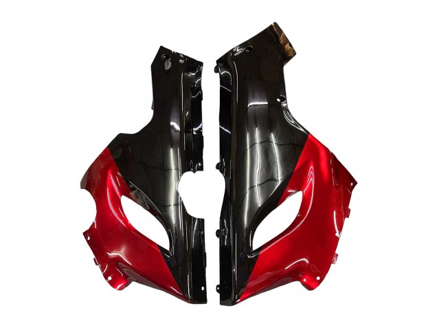 Carénages Moto Kawasaki ZX6R 2005-2006 - Rouge Noir