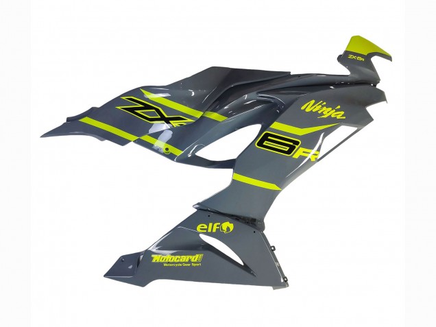 Carénages Moto Kawasaki ZX6R 2019-2022 - Nardo Gris Jaune