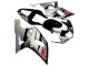 Carénage Moto Suzuki GSXR 600 / GSXR 750 2001-2003 - Argent Noir Brillant Rouge