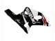 Carénages Moto Suzuki GSXR 600 / GSXR 750 2001-2003 - Blanc Noir Brillant Rouge