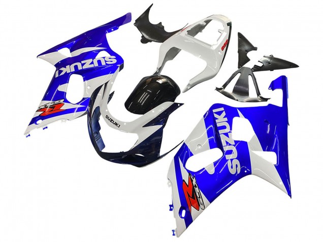 Carénage Moto Suzuki GSXR 600 / GSXR 750 2001-2003 - Blanc Bleu Noir Brillant Rouge