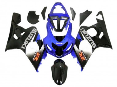 Carénages Moto Suzuki GSXR 600 / GSXR 750 2004-2005 - Bleu Noir