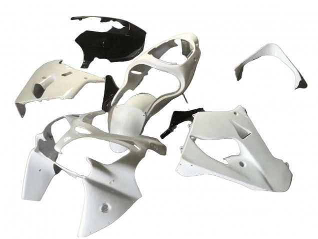 Carénages Moto Kawasaki ZX9R 2000-2001 - Blanc Noir