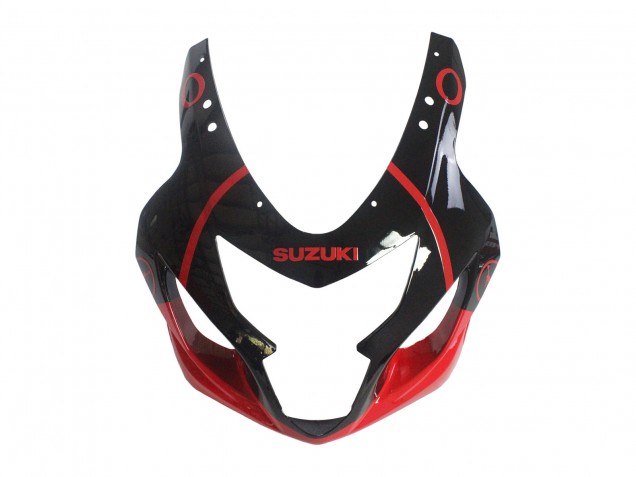 Carénages Moto Suzuki GSXR 600 / GSXR 750 2004-2005 - Noir Brillant Rouge Jordan Michelin