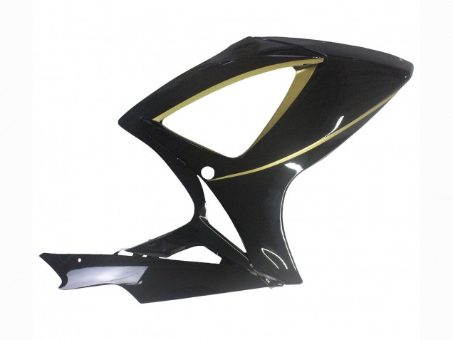 Carénages Moto Suzuki GSXR 600 / GSXR 750 2006-2007 - Noir Brillant Or Bande