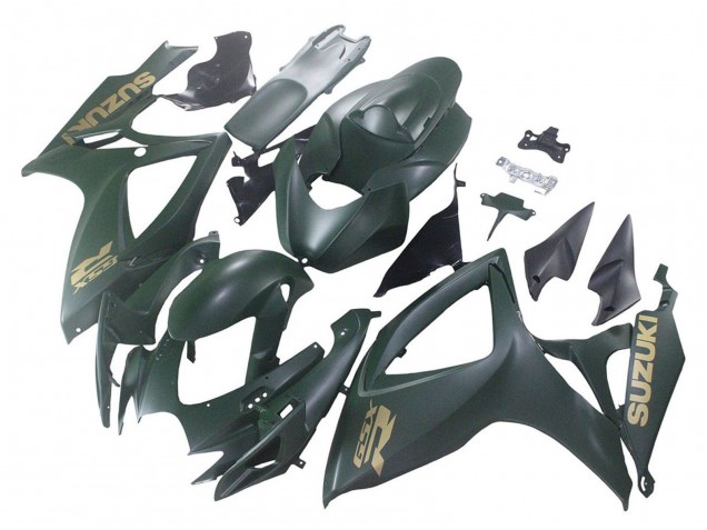 Carénages Moto Suzuki GSXR 600 / GSXR 750 2006-2007 - Vert Mat Armée