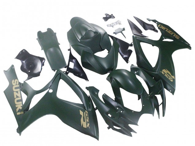 Carénages Moto Suzuki GSXR 600 / GSXR 750 2006-2007 - Vert Mat Armée