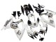 Carénages Moto Suzuki GSXR 600 / GSXR 750 2006-2007 - Blanc Noir Lucky Strike Motul