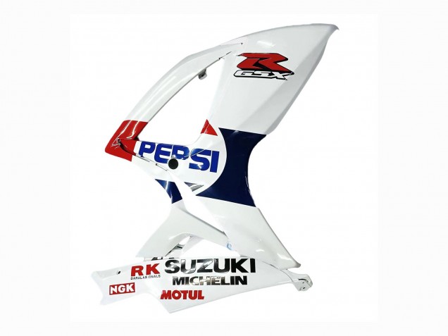 Carénages Moto Suzuki GSXR 600 / GSXR 750 2006-2007 - Blanc Rouge Jaune Motul