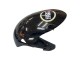 Carénages Moto Suzuki GSXR 600 / GSXR 750 2006-2007 - Noir Brillant Blanc Motul Lucky Strike