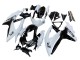 Carénage Moto Suzuki GSXR 600 / GSXR 750 2008-2010 - Blanc Noir