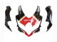 Carénages Moto Suzuki GSXR 600 / GSXR 750 2008-2010 - Noir Brillant Rouge Blanc Motul Lucky Strike
