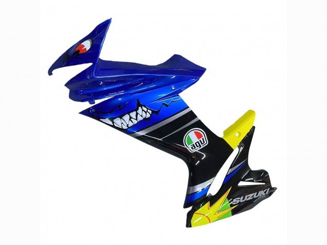Carénages Moto Suzuki GSXR 600 / GSXR 750 2011-2024 - Bleu Jaune