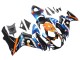 Carénages Moto Suzuki GSXR 600 / GSXR 750 2011-2024 - Bleu Clair Orange Noir Blanc Requin 46