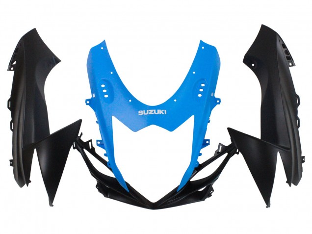 Carénage Moto Suzuki GSXR 600 / GSXR 750 2011-2024 - Bleu Noir Mat
