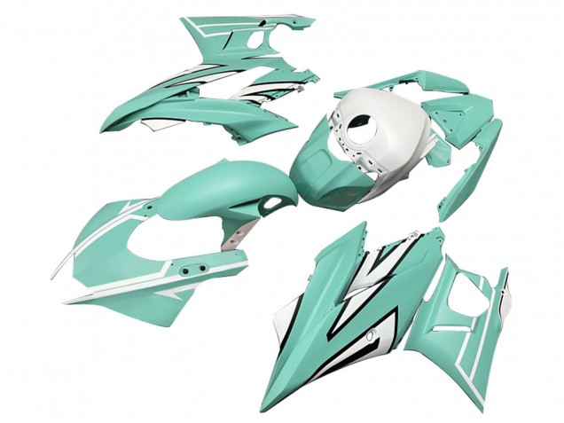 Carénages Moto Yamaha YZF R3/R25 2019-2021 - Vert Clair Blanc Noir