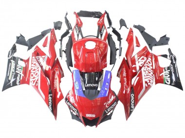 Carénages Moto Yamaha YZF R3/R25 2019-2021 - Rouge Violet Noir Valsir Lenovo
