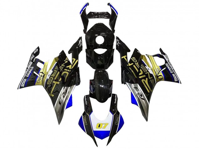Carénages Moto Yamaha YZF R3/R25 2022-2024 - Blanc Bleu Or Noir Brillant