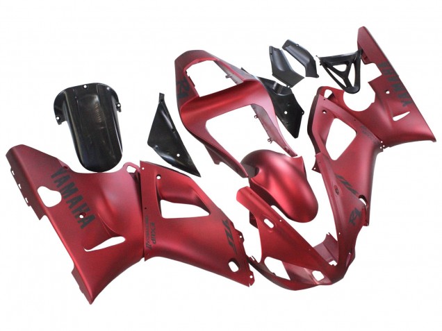 Carénages Moto Yamaha YZF 1000 R1 2000-2001 - Rouge Mat