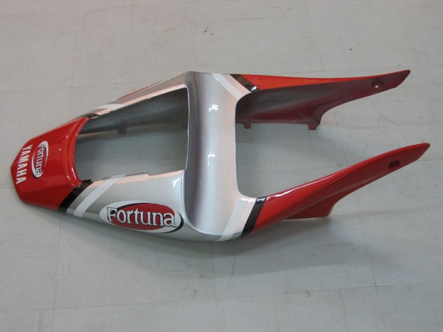 Carénages Moto Yamaha YZF 1000 R1 2000-2001 - Argent Rouge Fortuna Motul