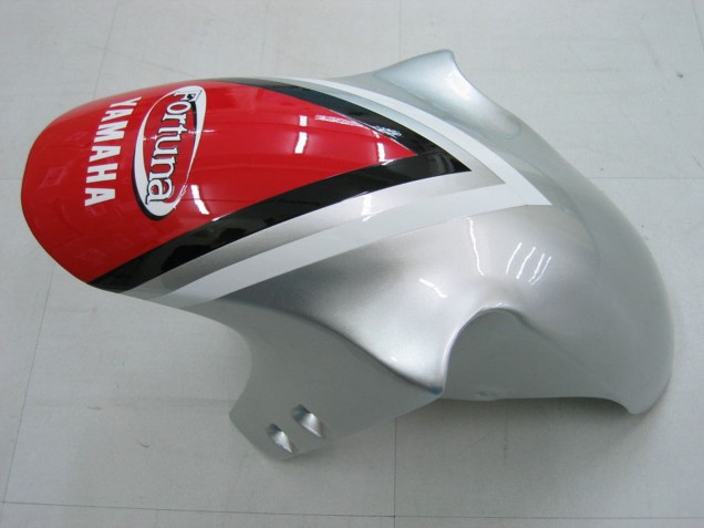 Carénages Moto Yamaha YZF 1000 R1 2000-2001 - Argent Rouge Fortuna Motul