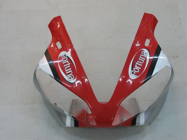 Carénages Moto Yamaha YZF 1000 R1 2000-2001 - Argent Rouge Fortuna Motul