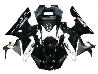 Carénages Moto Yamaha YZF 1000 R1 2000-2001 - Noir Brillant Blanc Michelin