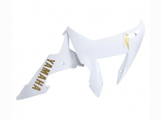 Carénages Moto Yamaha YZF 1000 R1 2002-2003 - Blanc Or Décalque