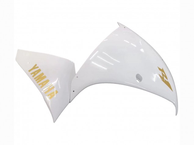 Carénages Moto Yamaha YZF 1000 R1 2012-2014 - Blanc Or Décalque