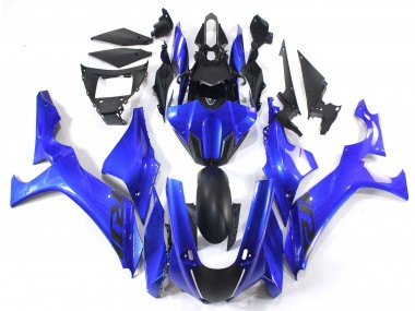 Carénages Moto Yamaha YZF 1000 R1 2020-2025 - Bleu Noir Mat