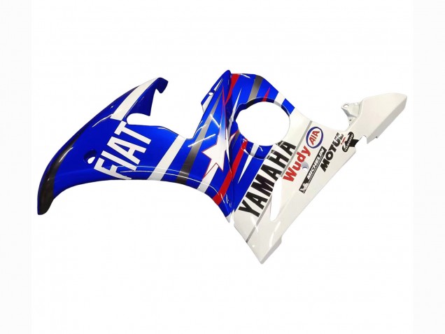 Carénages Moto Yamaha YZF R6 2003-2004 - Blanc Bleu Fiat Motul Kastinee