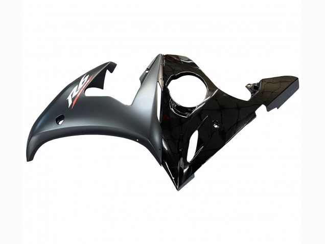 Carénages Moto Yamaha YZF R6S 2006-2009 - Noir Brillant Noir Mat Or Caméléon