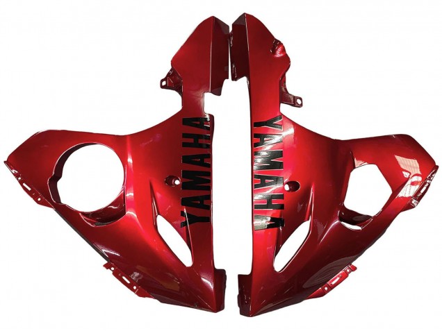 Carénage Moto Yamaha YZF 600 R6 2005 - Rouge Noir Mat