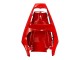 Carénages Moto Yamaha YZF 600 R6 2005 - Rouge Blanc Noir Brillant